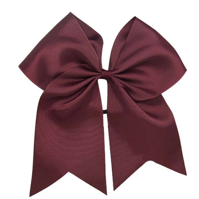 Bows al por mayor Bows de 8 pulgadas Cheerleader Swallowtail Cail Hair Scrunchies